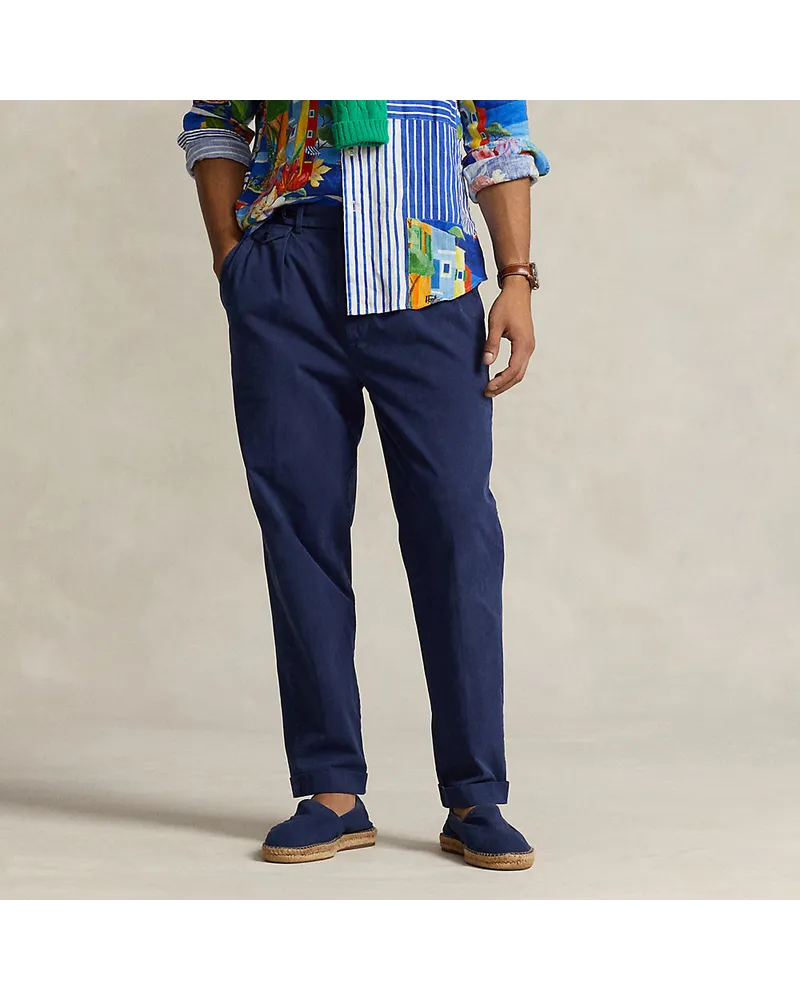 Ralph Lauren Slim-Tapered-Fit Twill-Bundfaltenhose Multi
