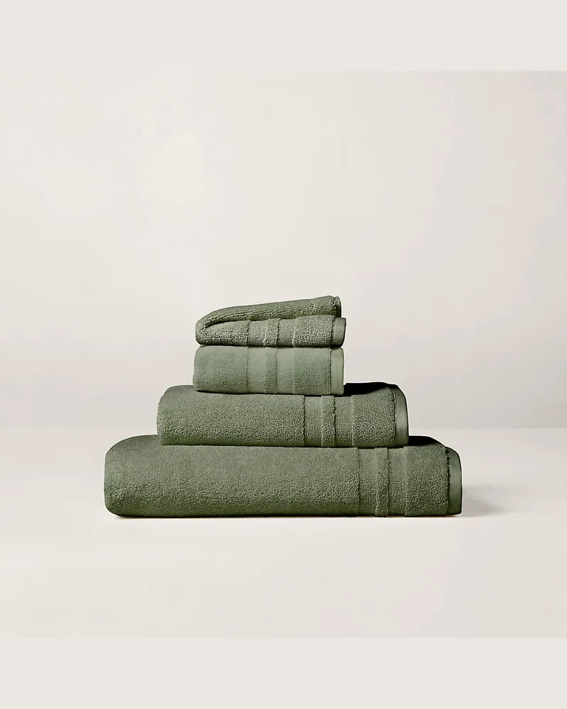 Ralph Lauren Home Badetücher und Fußmatte Payton Green