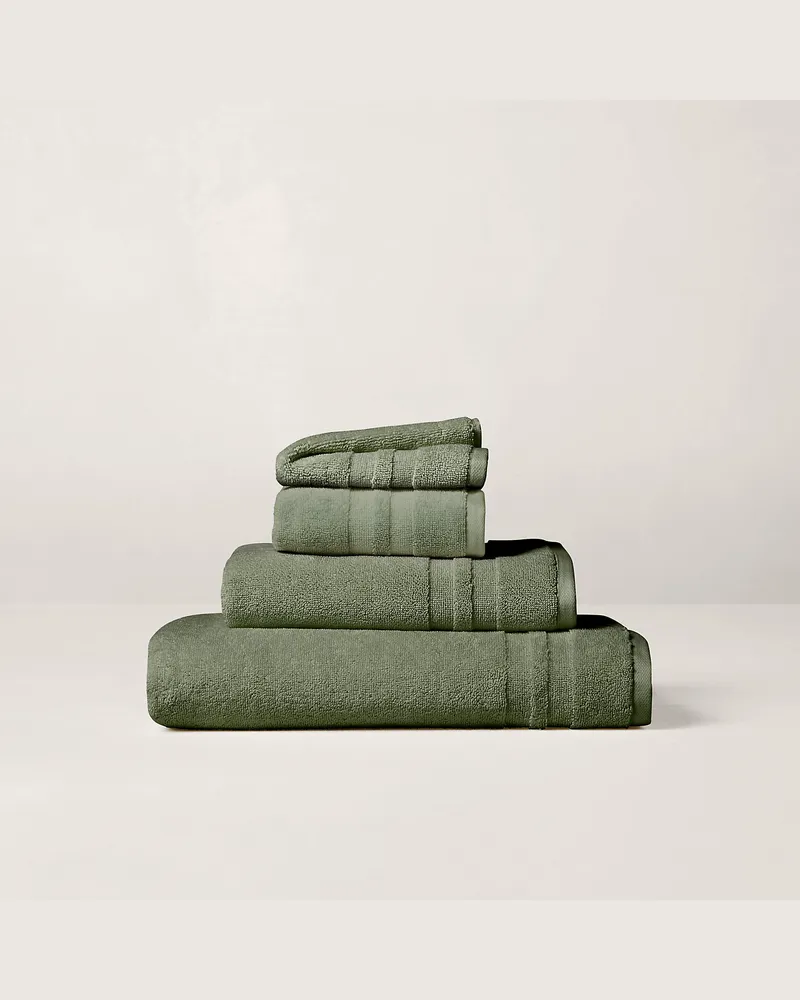 Ralph Lauren Home Badetücher und Fußmatte Payton Green