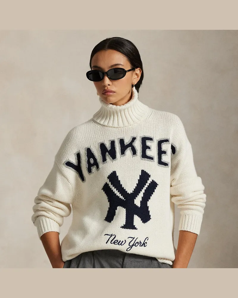 Ralph Lauren Pullover Polo  Ralph Lauren Lauren Yankees Cream