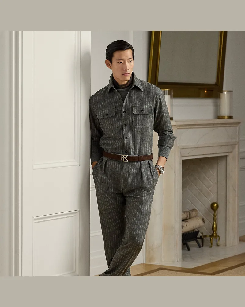 Ralph Lauren Handgeschneiderte Hose Gregory Grey