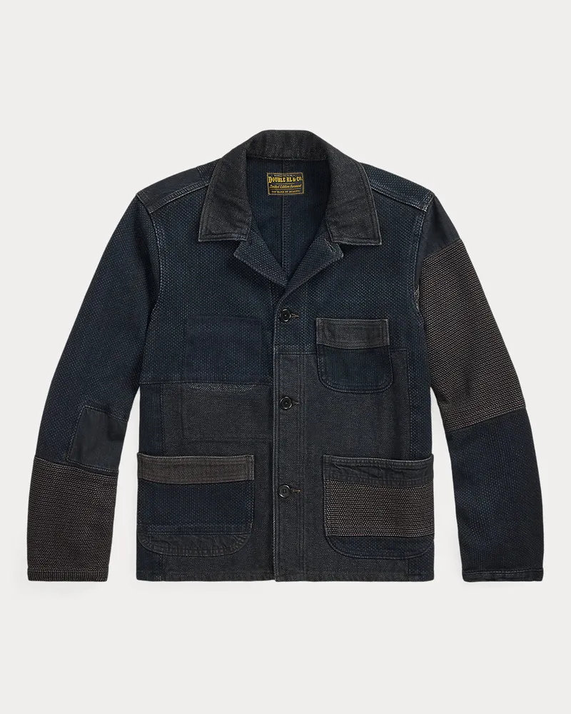 Ralph Lauren Patchwork-Jacke in limitierter Auflage Blue