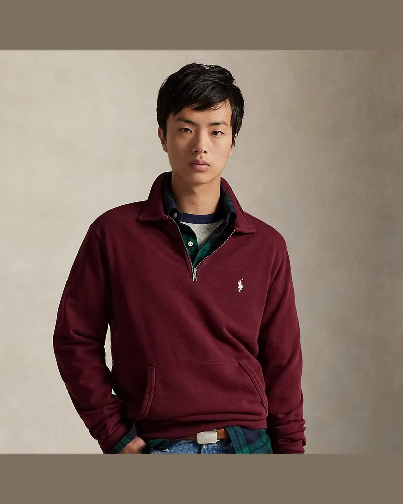 Ralph Lauren Sweatshirt aus Loopback-Fleece Red