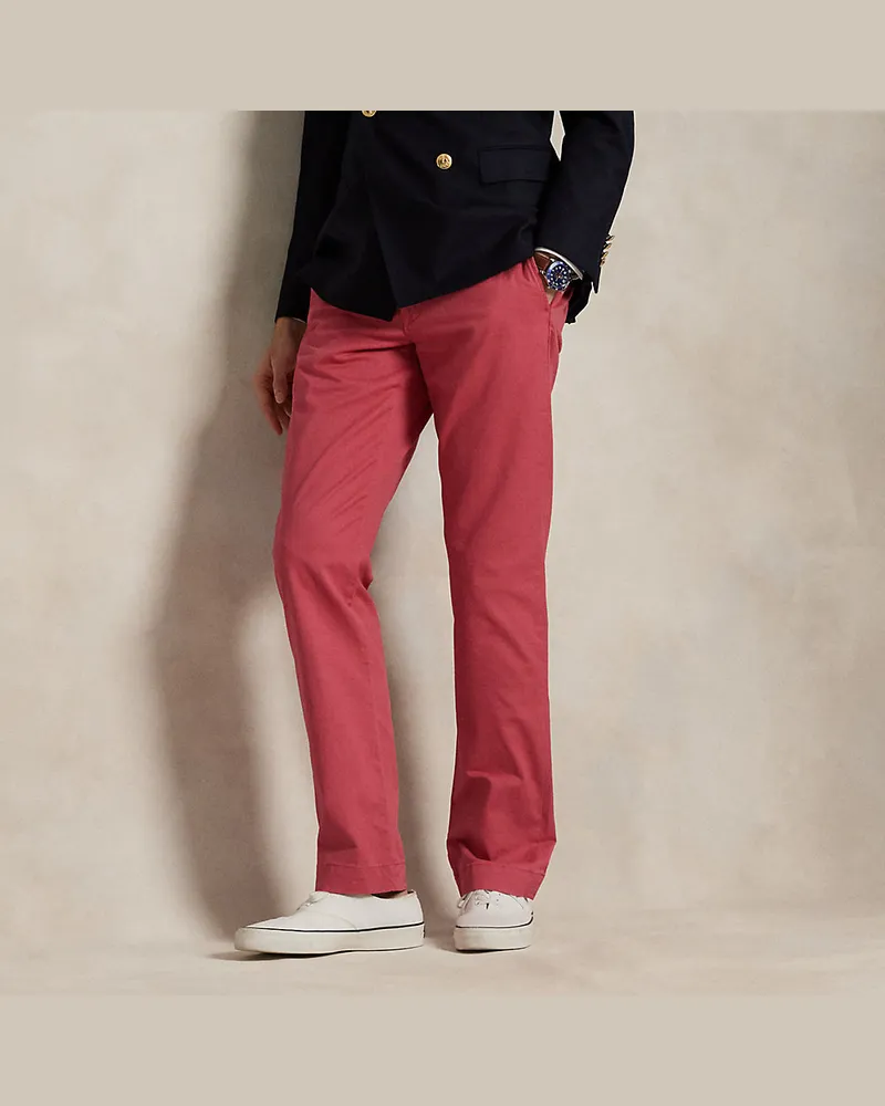 Ralph Lauren Stretch-Straight-Fit Chinohose Bedford Red