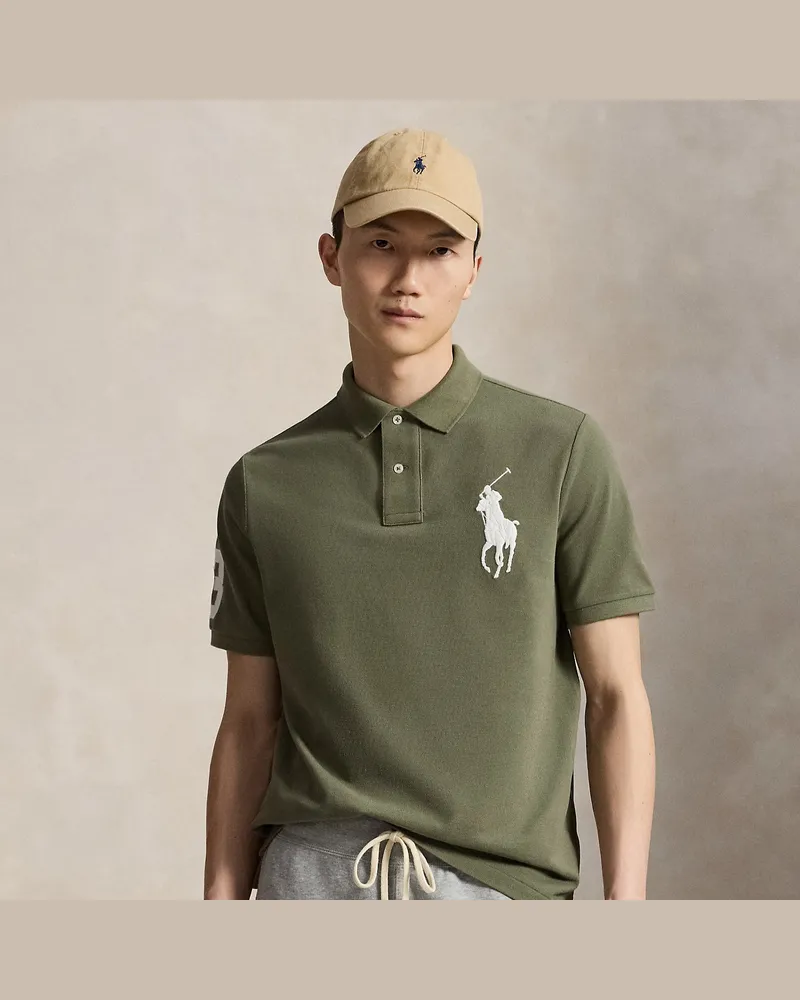 Ralph Lauren Classic-Fit Piqué-Poloshirt mit Big Pony Green