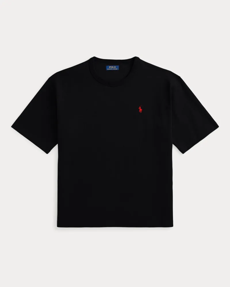 Ralph Lauren Relaxed-Fit Rundhals-T-Shirt aus Jersey Black