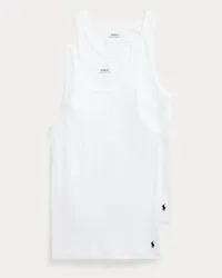 Ralph Lauren 2er-Pack klassische Unterhemden White