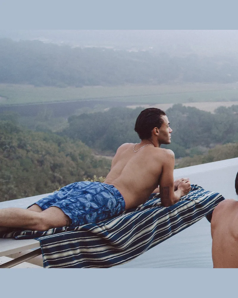 Ralph Lauren Indigoblaue Offiziersshorts Blue