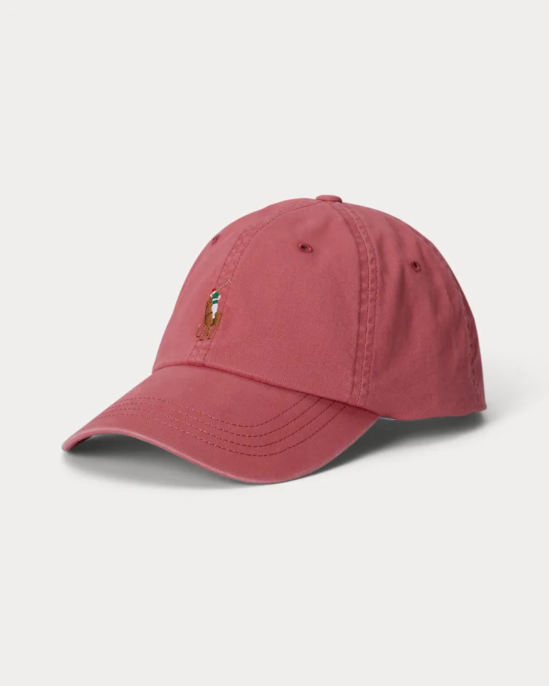 Ralph Lauren Baseballkappe aus Stretch-Baumwolltwill Red