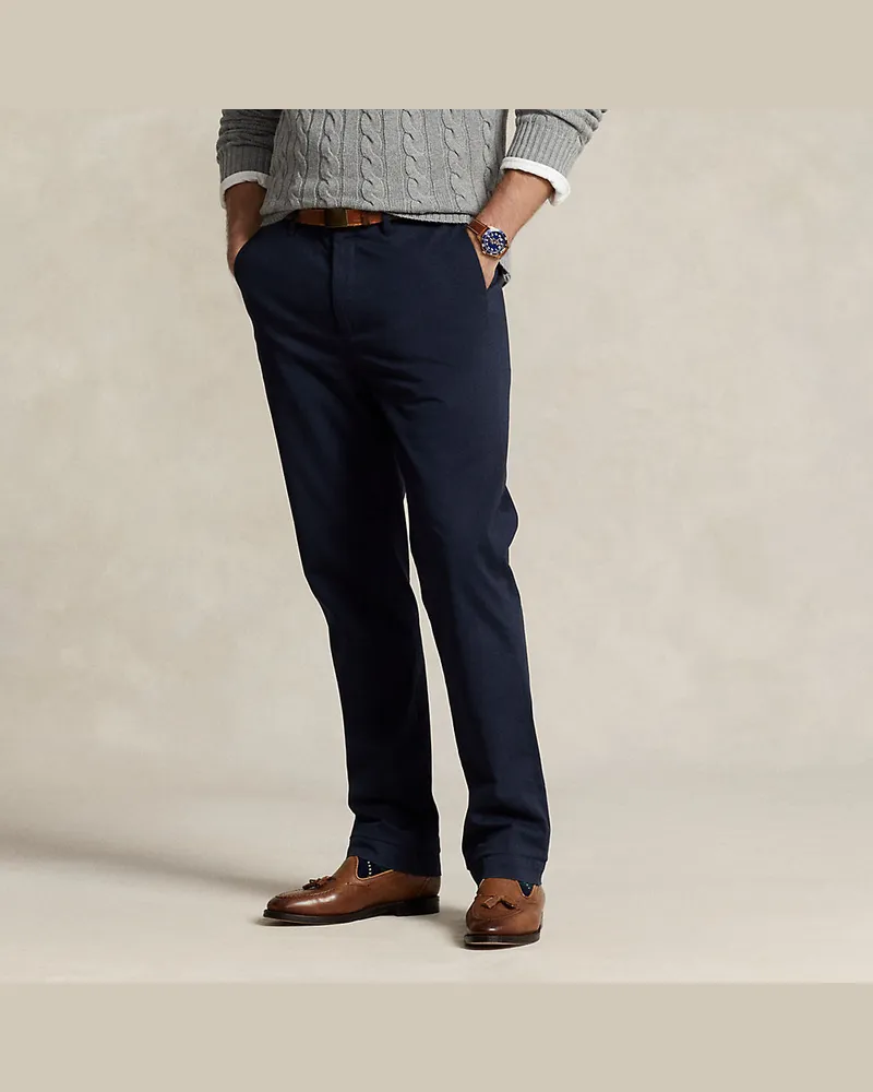 Ralph Lauren Große Größen - Classic-Fit Stretch-Chino Blue