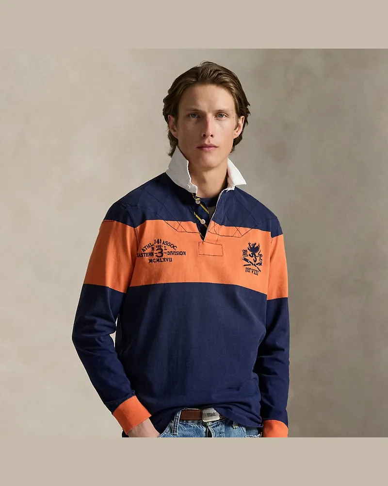 Ralph Lauren Classic-Fit Rugbyhemd mit Stickerei Blue