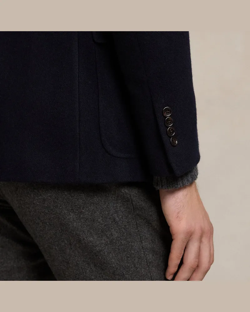 Ralph Lauren Polo-Blazer im Tailored-Fit aus Kaschmir Blue