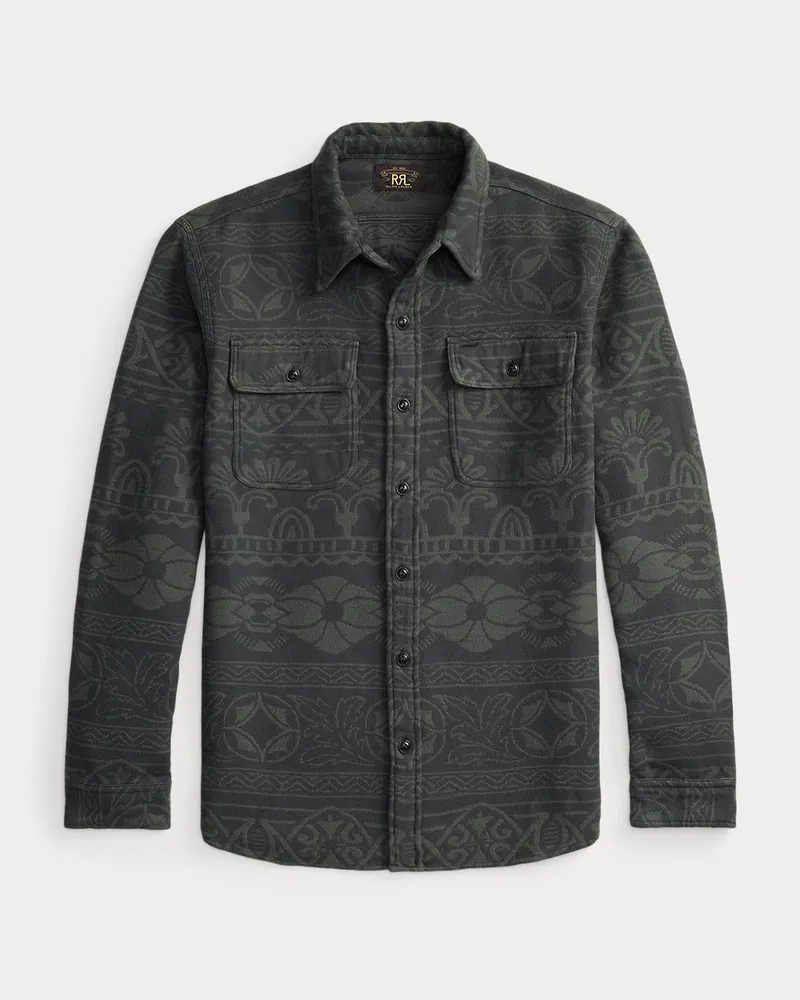 Ralph Lauren Arbeitshemd aus Jacquard Grey