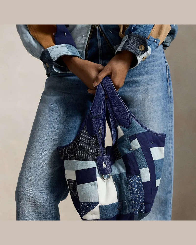 Ralph Lauren Tragetasche Polo Play PRL x Gee’s Bend Multi