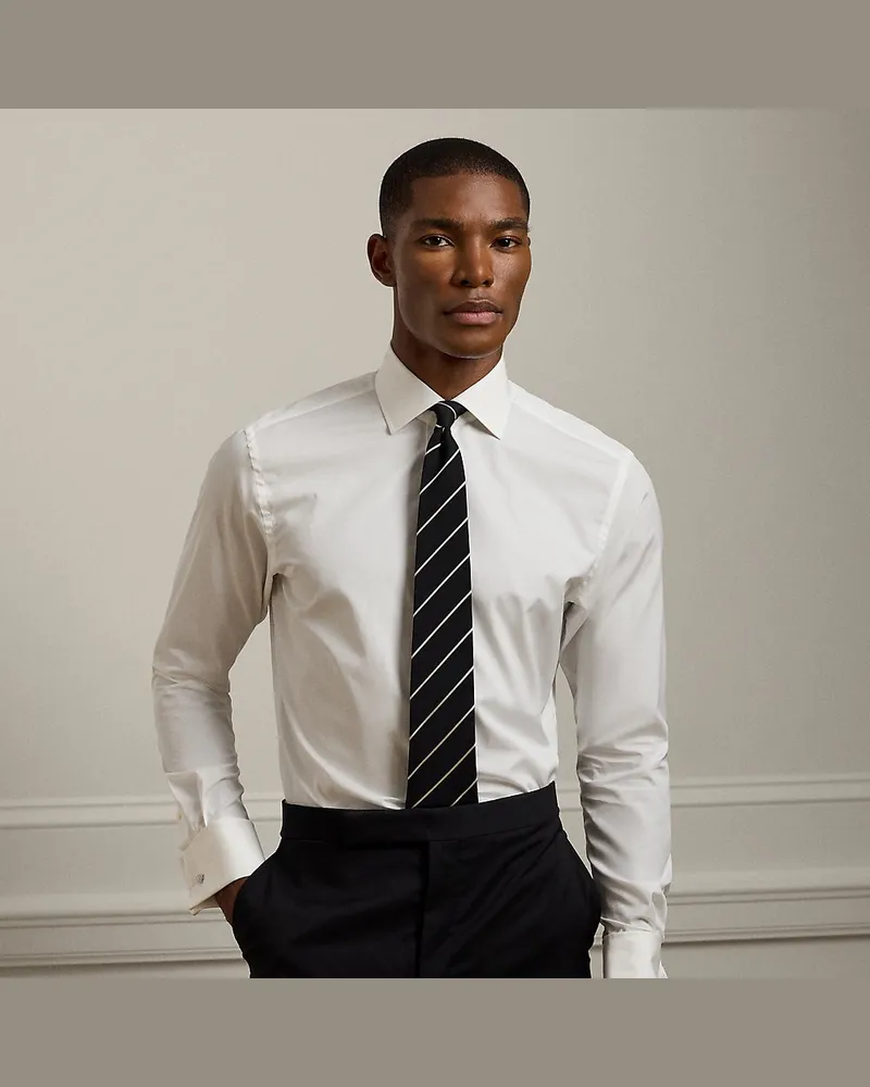 Ralph Lauren Popelinehemd mit Umschlagmanschetten White