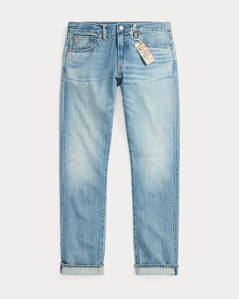 Ralph Lauren High-Slim-Fit Selvedge-Jeans Lawton Blue