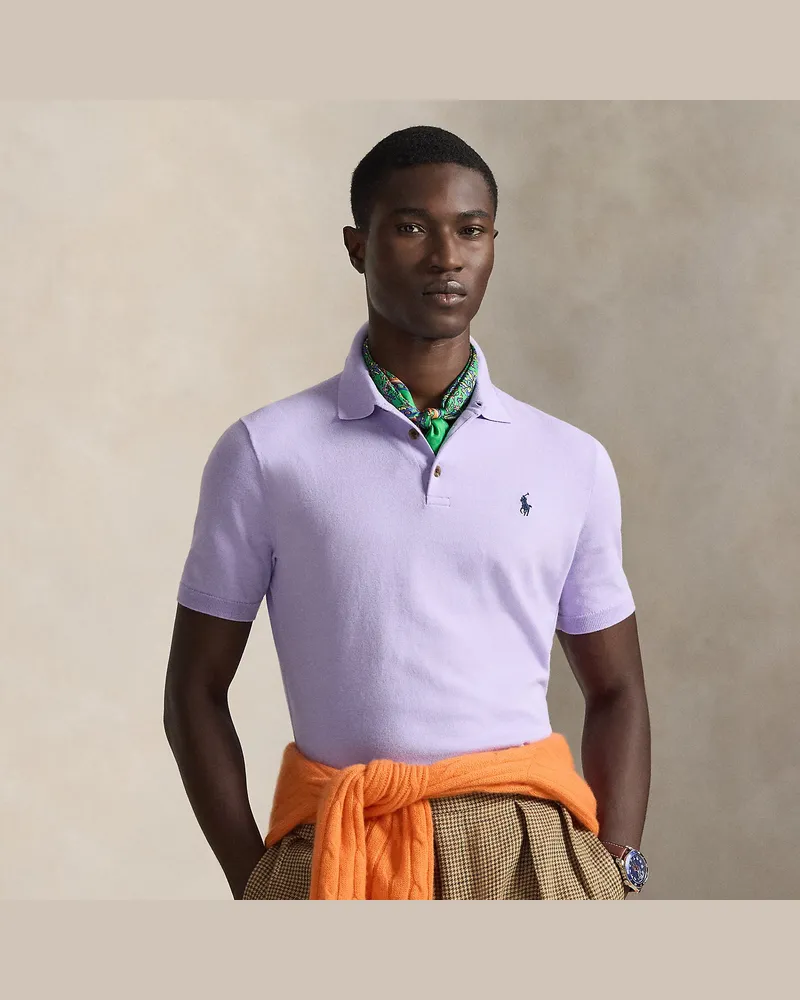 Ralph Lauren Polo-Pullover aus Baumwolle Purple