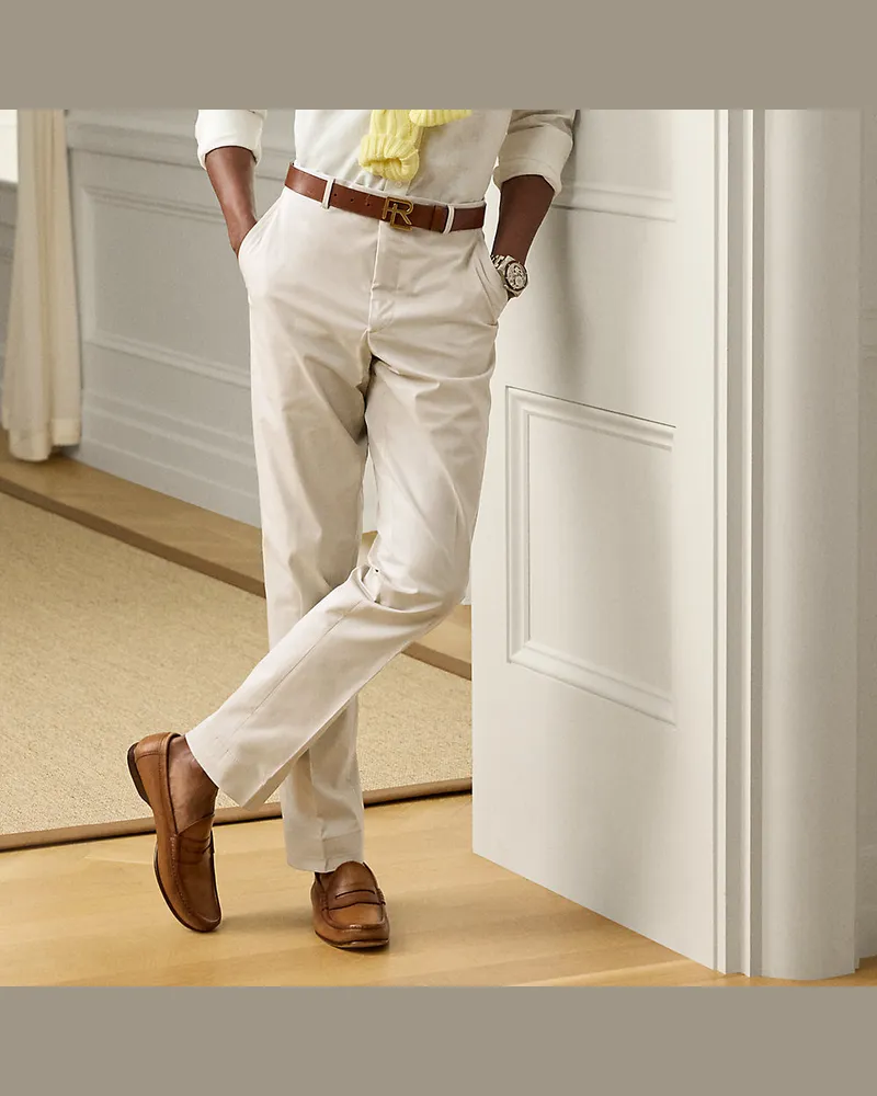 Ralph Lauren Straight-Fit Chinohose mit Stretch Tan