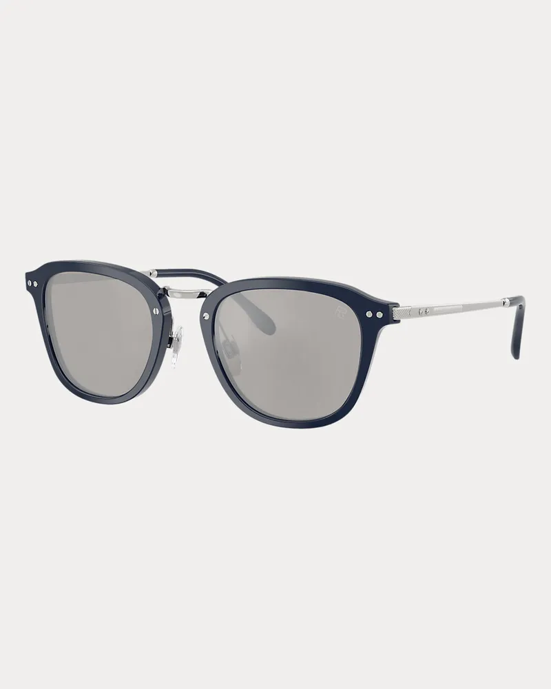 Ralph Lauren Runde Sonnenbrille Automotive Blue