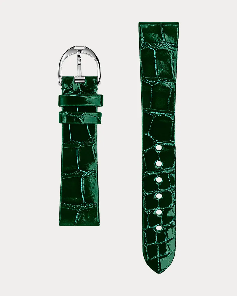 Ralph Lauren RL888-Uhrenarmband aus Alligatorleder Green