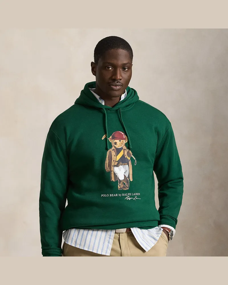 Ralph Lauren Große Größen - Fleece-Pullover mit Polo Bear Green