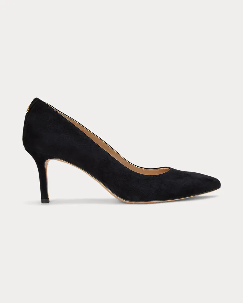 Ralph Lauren Wildlederpumps Lanette Black