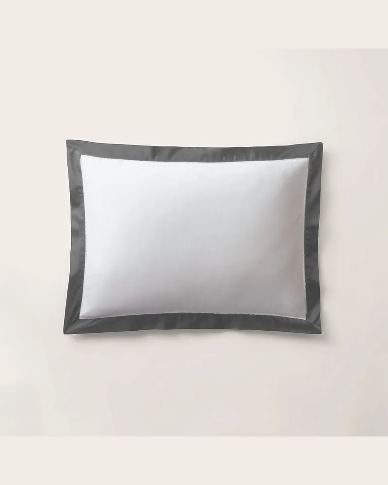 Ralph Lauren Home Dekokissenbezug aus Baumwollatlas Grey