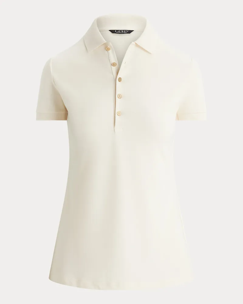 Ralph Lauren Piqué-Poloshirt Natural