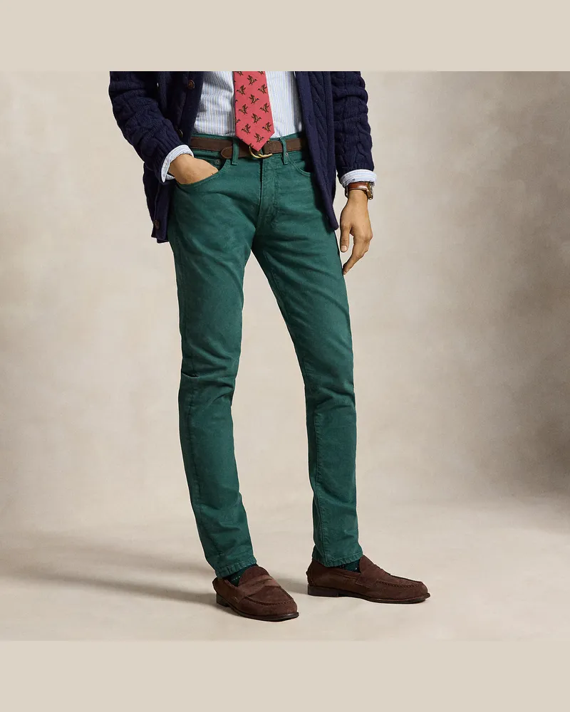 Ralph Lauren Stretchjeans Sullivan Slim mit Pony Green