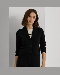 Ralph Lauren Blazer aus gekämmter Baumwolle Black