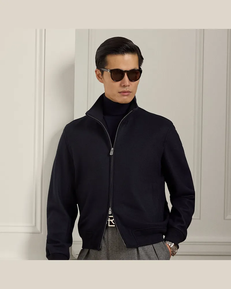 Ralph Lauren Bomberjacke Felton aus Kaschmirmischung Blue