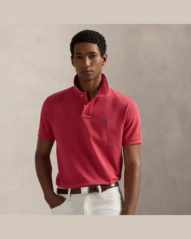 Ralph Lauren Slim-Fit Poloshirt aus Piqué Red