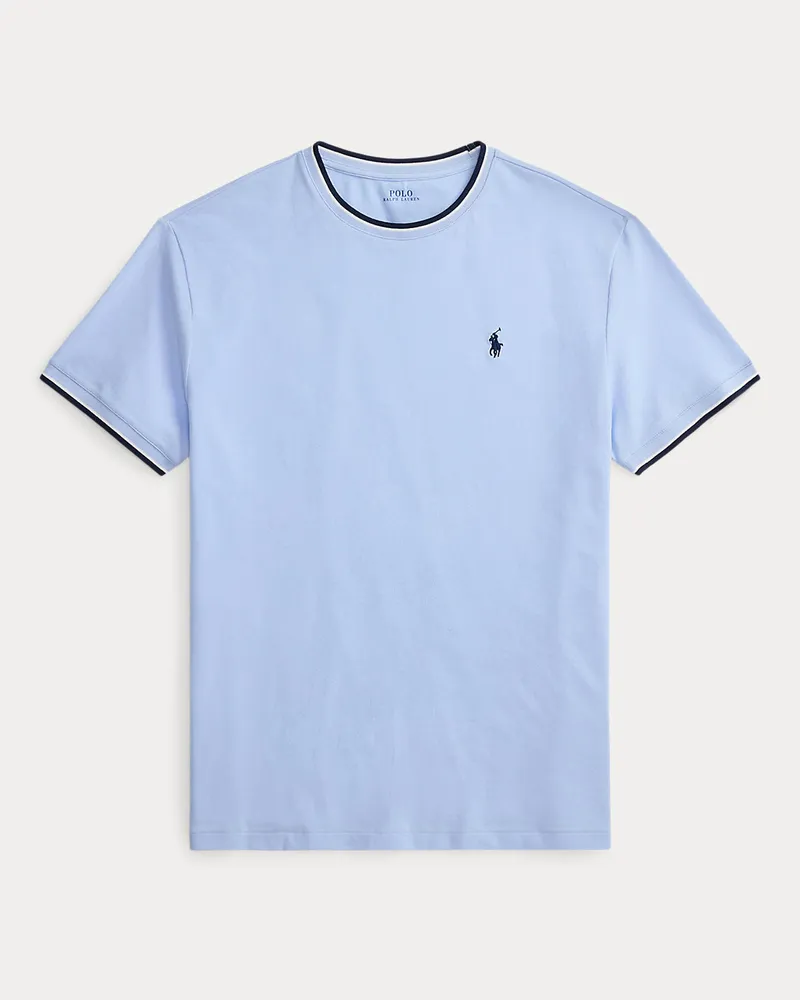 Ralph Lauren Classic-Fit T-Shirt aus Stretchpiqué Blue