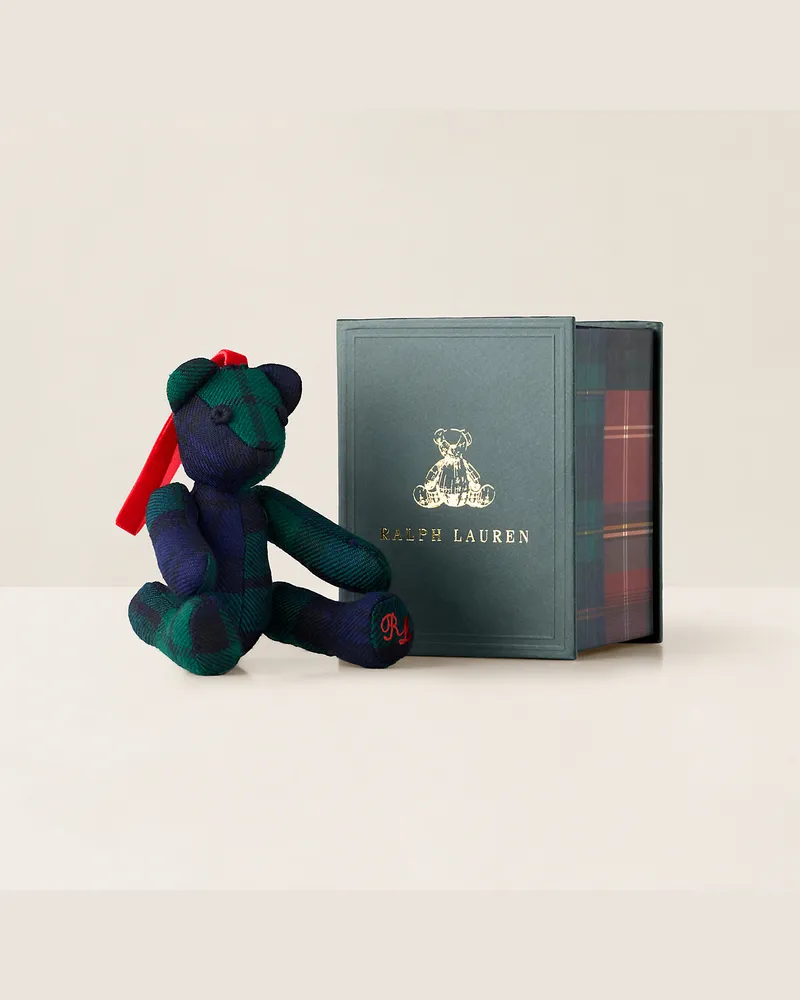 Ralph Lauren Home Ornament-Geschenkset mit Dalsing Bear Green