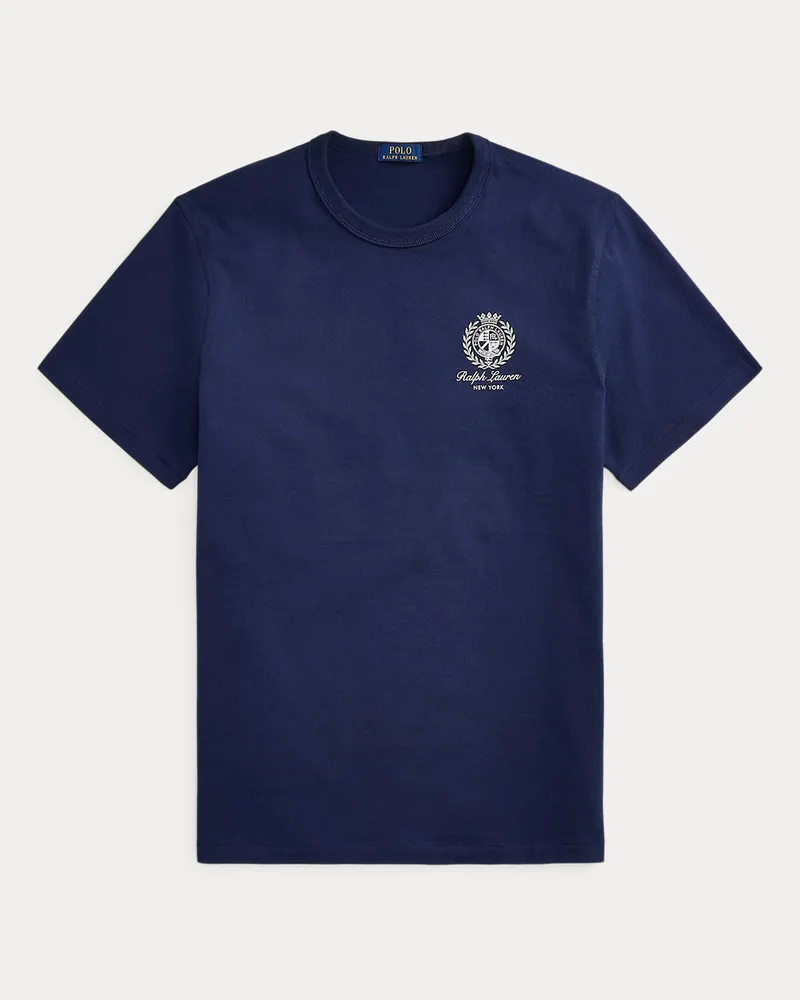 Ralph Lauren Große Größen - Jersey-T-Shirt mit Grafik Blue