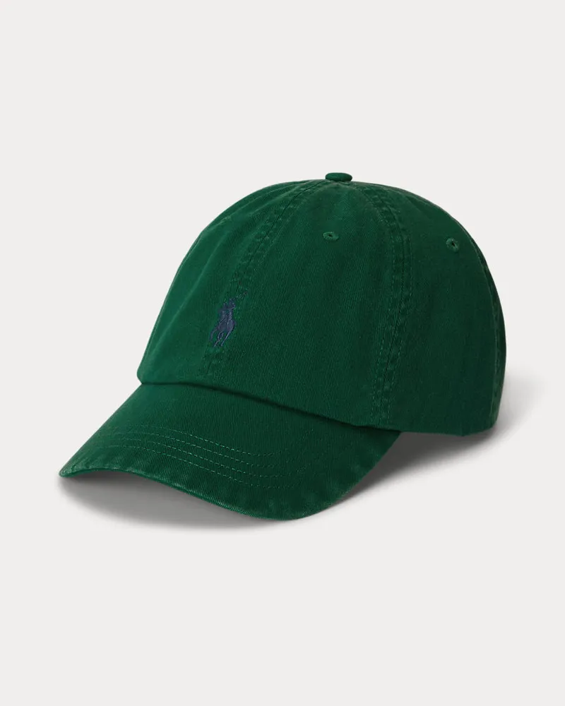 Ralph Lauren Bestickte Baseballkappe aus Twill Green