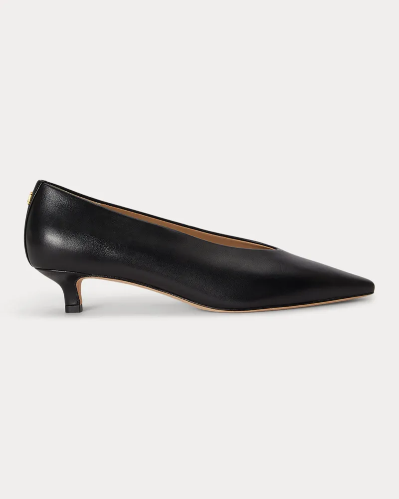 Ralph Lauren Pumps Francesca aus Nappaleder Black