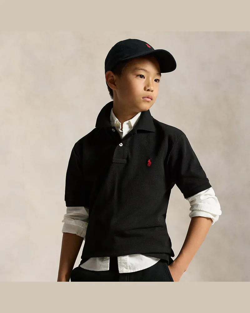 Ralph Lauren Poloshirt aus Baumwollpiqué Black