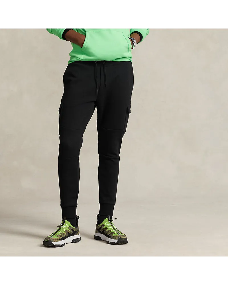 Ralph Lauren Doppellagige Cargo-Jogginghose Black