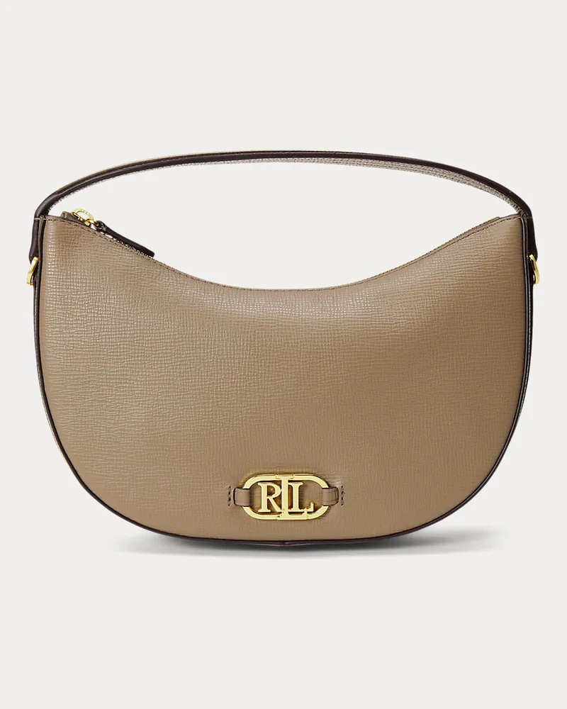 Ralph Lauren Umhängetasche Rylan aus Saffianleder Brown