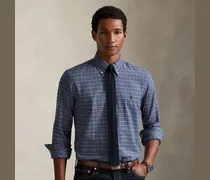 Custom-Fit Karo-Funktionshemd aus Twill