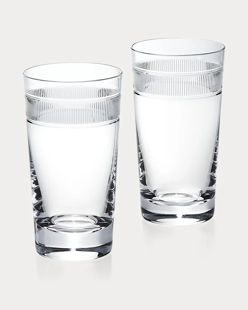 Ralph Lauren Home Trinkglas-Geschenkset Langley Clear