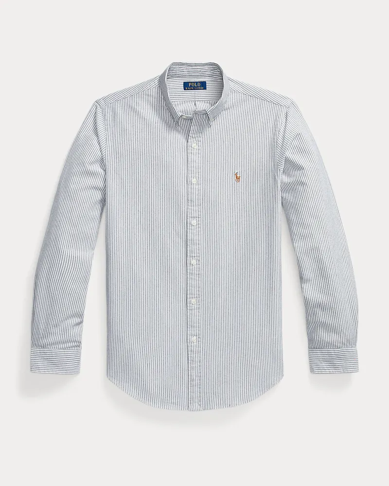 Ralph Lauren Slim-Fit Oxfordhemd mit Streifen Grey