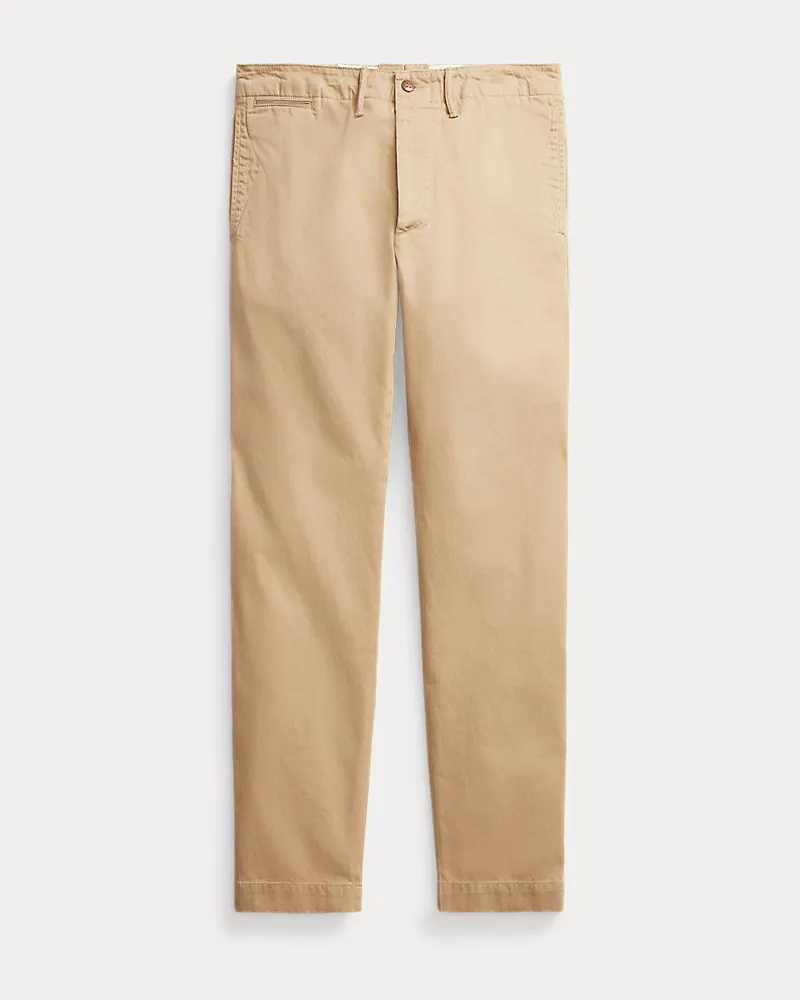 Ralph Lauren Offiziershose aus Chino Tan