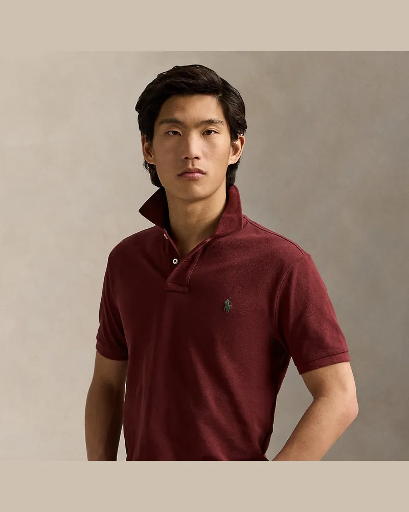 Ralph Lauren Slim-Fit Poloshirt aus Piqué Red