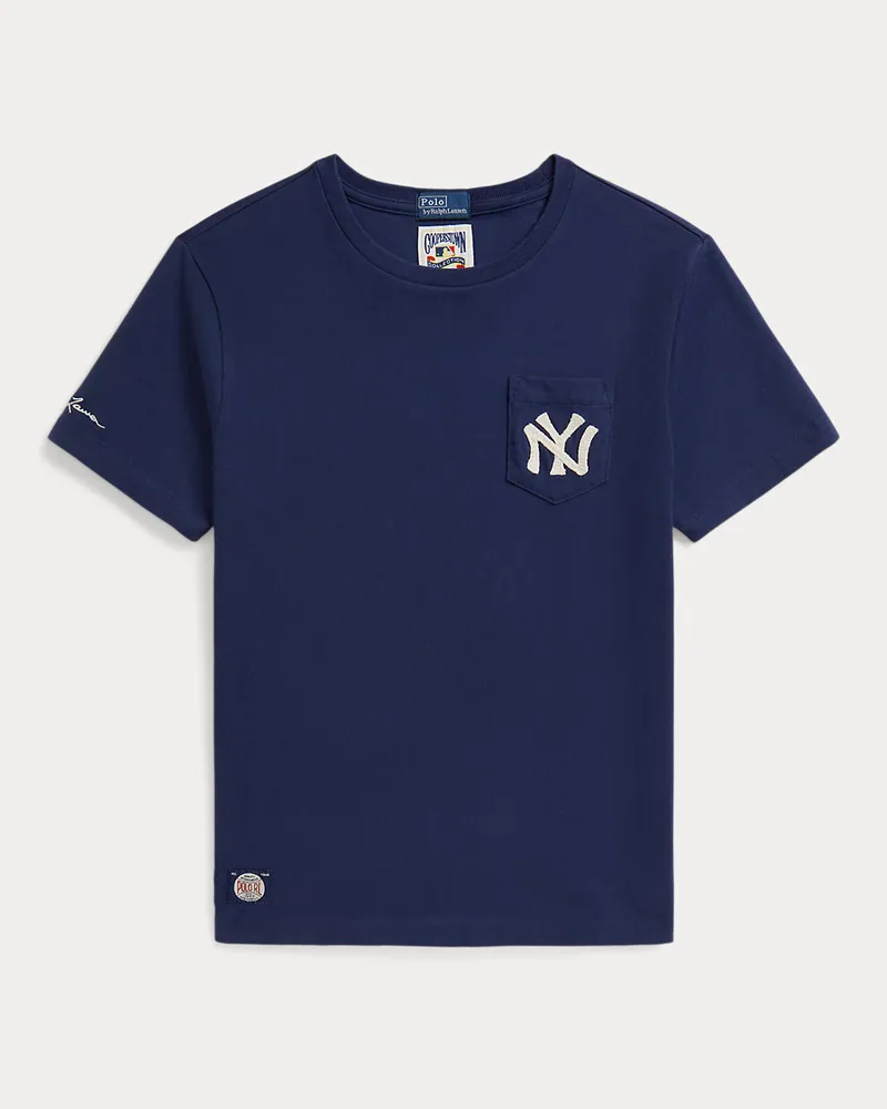 Ralph Lauren T-Shirt Polo   Lauren Yankees Blue