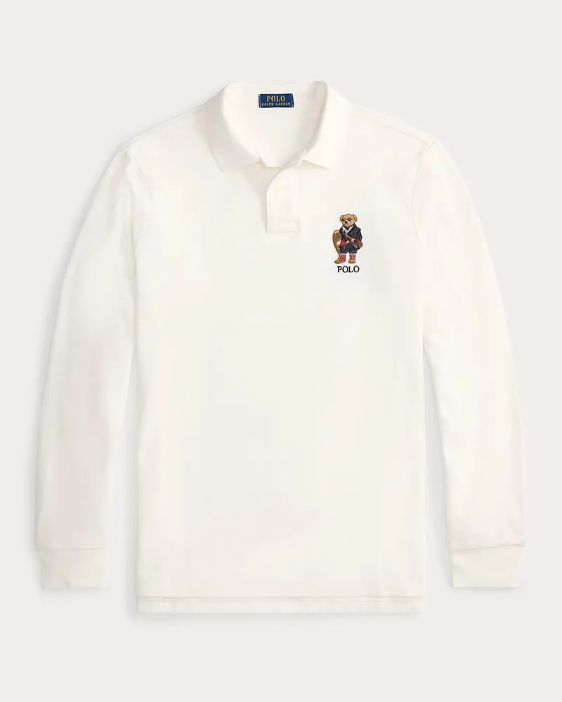 Ralph Lauren Classic-Fit Piqué-Poloshirt Cream