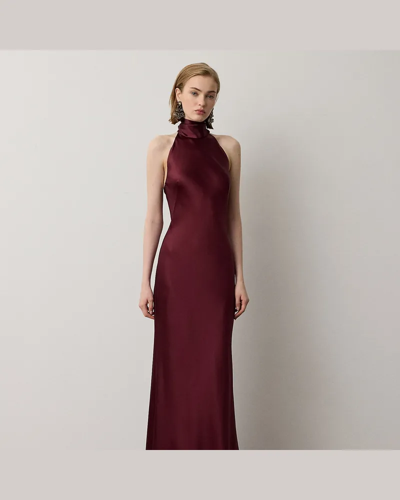 Ralph Lauren Abendkleid Chilton aus Satin Red