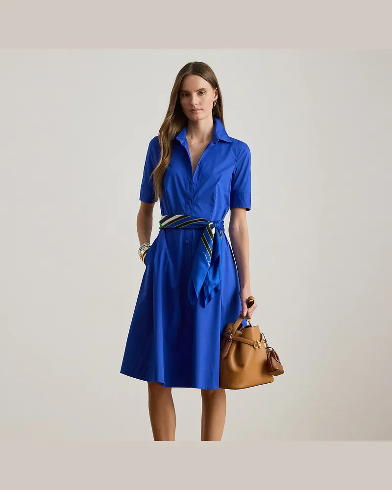 Ralph Lauren Hemdkleid mit Gürtel Blue