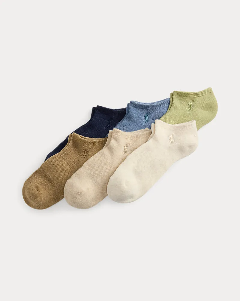 Ralph Lauren 6er-Pack Kurzsocken mit Pony Multi